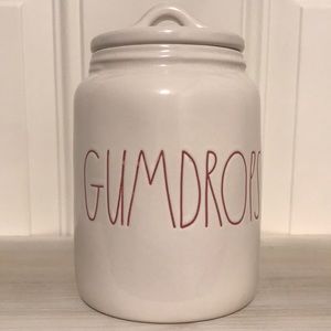 Rae Dunn gumdrops canister